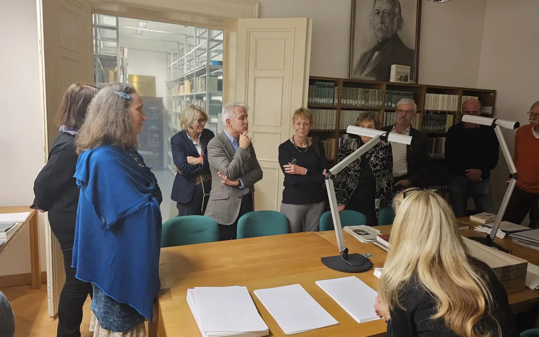 Zu Gast im Theodor-Fontane-Archiv in Potsdam